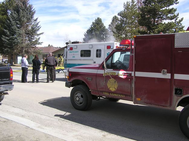 Boulder Fire Department. Photo by Dawn Ballou, Pinedale Online.