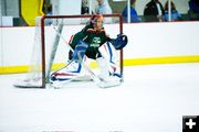 Pinedale Bantam Goalie. Photo by Tara Bolgiano, Blushing Crow Photography.