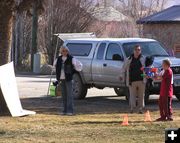 Shooting targets. Photo by Dawn Ballou, Pinedale Online.