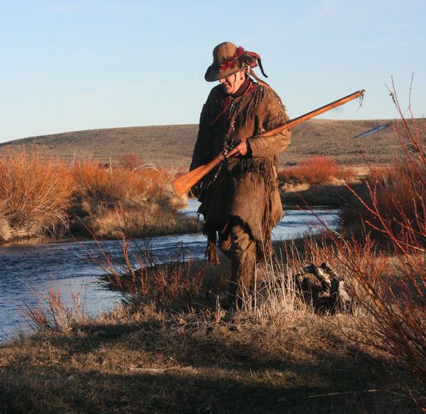 Richard Ashburn, Mountain Man. Photo by Clint Gilchrist, Pinedale Online.