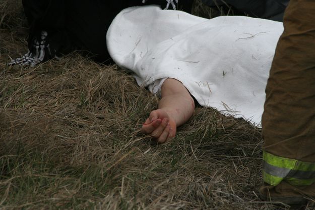 Dead Body. Photo by Pam McCulloch, Pinedale Online.
