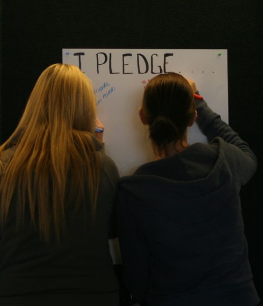 I Pledge. Photo by Pam McCulloch, Pinedale Online.