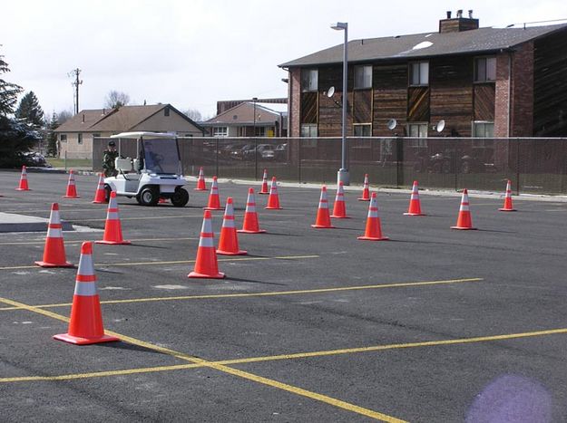 Drunk Driving Course. Photo by Dawn Ballou, Pinedale Online.