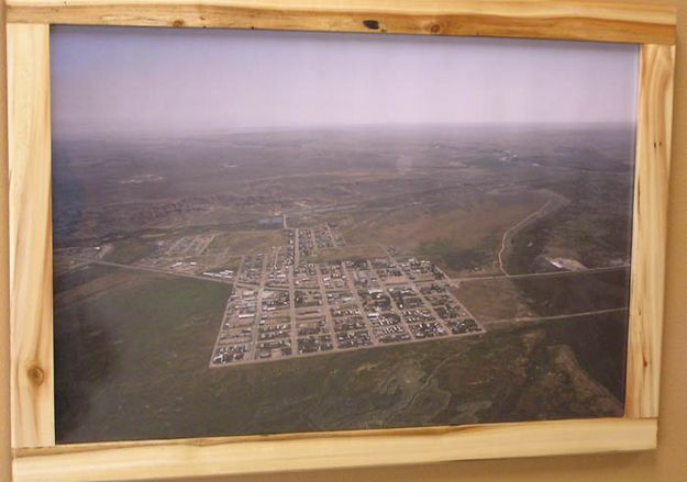 Plane view of Marbleton. Photo by Dawn Ballou, Pinedale Online.