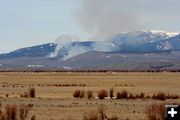 New Fork prescribed burn. Photo by Clint Gilchrist, Pinedale Online.