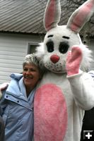 Easter Bunny Hugs. Photo by Pam McCulloch.