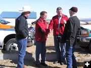 Shaking Hands. Photo by Dawn Ballou, Pinedale Online.