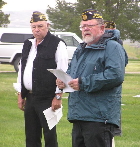 Memorial Day Ceremony. Photo by Dawn Ballou, Pinedale Online.