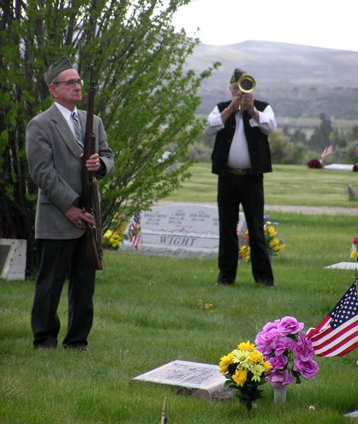 Taps. Photo by Dawn Ballou, Pinedale Online.