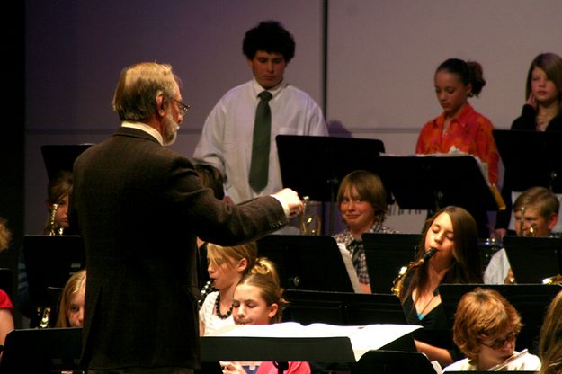 Directing. Photo by Pam McCulloch.