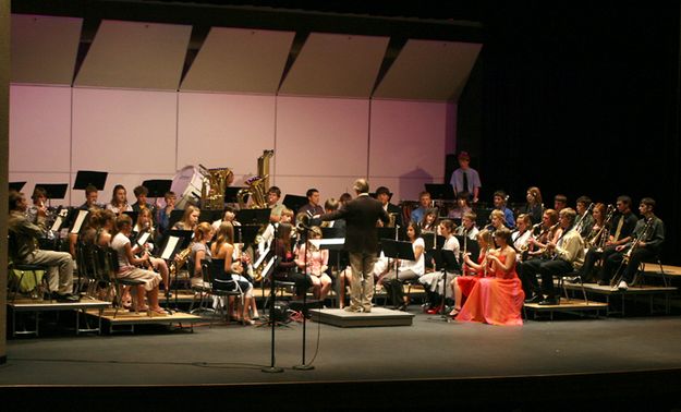 High School Concert Band. Photo by Pam McCulloch.