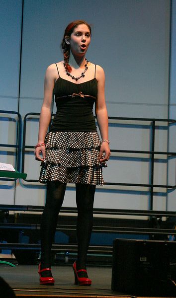 Morgan Holz, Soprano Soloist. Photo by Pam McCulloch.