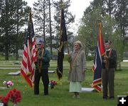 Color Guard. Photo by Dawn Ballou, Pinedale Online.