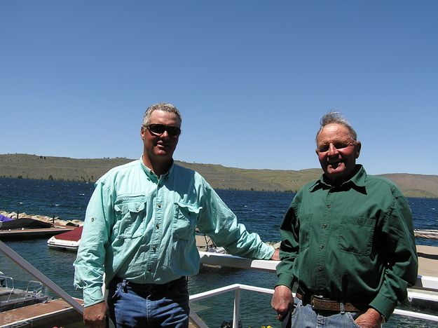 Dave and Norm Pape. Photo by Bill Boender.