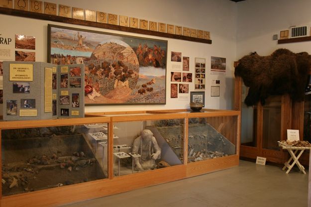 Wardell Buffalo Trap display. Photo by Dawn Ballou, Pinedale Online.