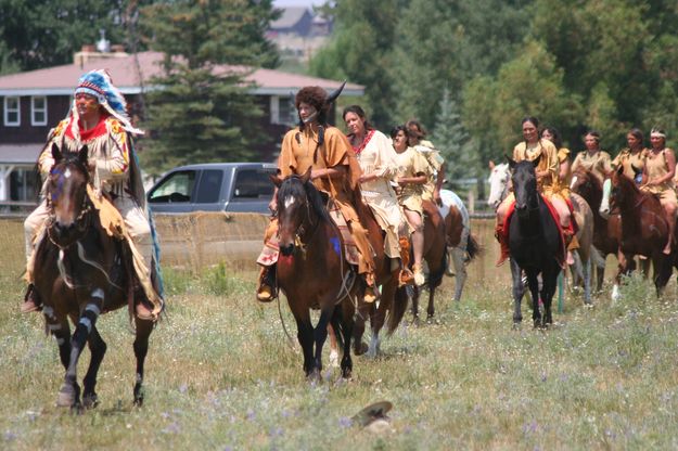 Shoshone Indians. Photo by Clint Gilchrist, Pinedale Online.