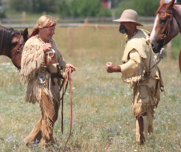 Traders. Photo by Clint Gilchrist, Pinedale Online.