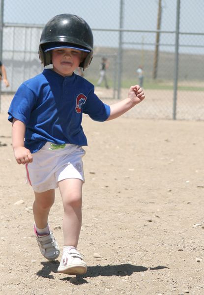 Lil Leaguer. Photo by Pam McCulloch, Pinedale Online.