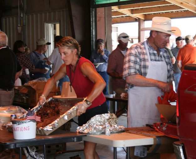 Chuckwagon Days BBQ. Photo by Dawn Ballou, Pinedale Online.