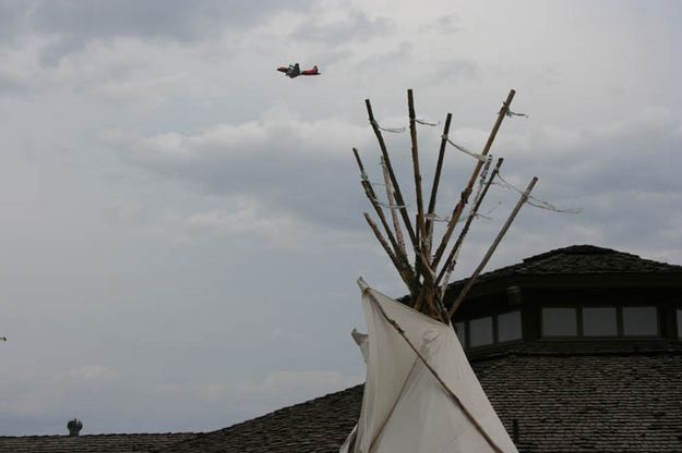 Spotter Plane. Photo by Clint Gilchrist, Pinedale Online.