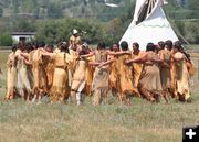Shoshone Indian Dance. Photo by Clint Gilchrist, Pinedale Online.