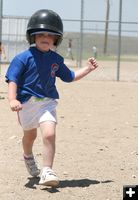 Lil Leaguer. Photo by Pam McCulloch, Pinedale Online.