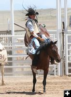 Bareback Ride. Photo by Clint Gilchrist, Pinedale Online.