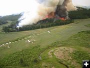 Back burns. Photo by Bridger-Teton National Forest.