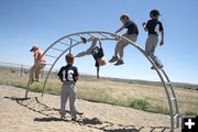 Between Games. Photo by Pam McCulloch, Pinedale Online.