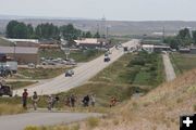 Riding ahead. Photo by Dawn Ballou, Pinedale Online.