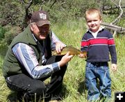 Zain's Brown Trout. Photo by Corri Dorman.