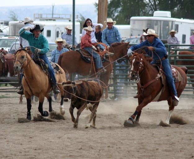 Jim Rose & Mike Miller. Photo by Pinedale Online.