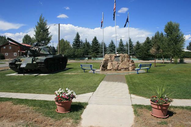 Memorial Park. Photo by Dawn Ballou, Pinedale Online.
