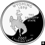 New quarter. Photo by State of Wyoming.