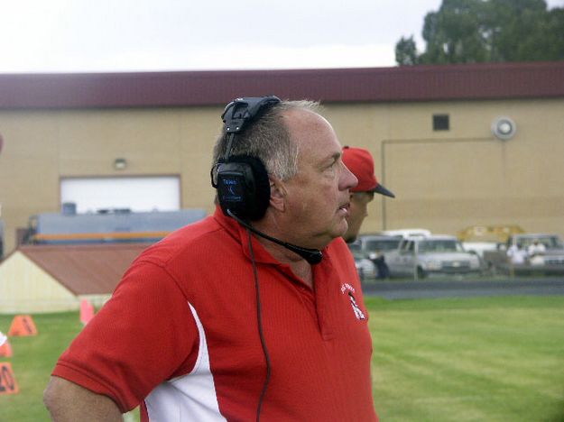 Coach Joel Eskelsen. Photo by Barbara Mullin.