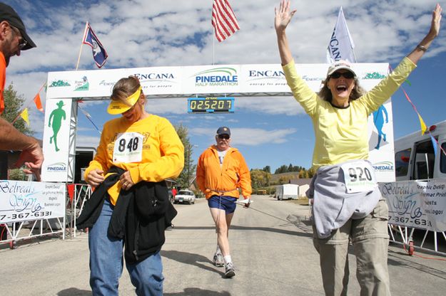 Finish Line. Photo by Pam McCulloch.
