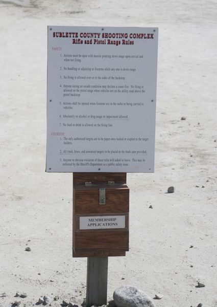 Rules Sign. Photo by Pam McCulloch.