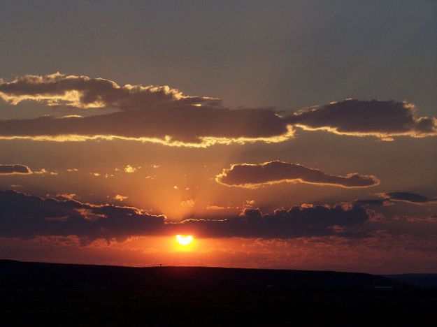 Wyoming Sunset. Photo by Scott Almdale.