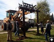 Installing the Top. Photo by Pinedale Online.