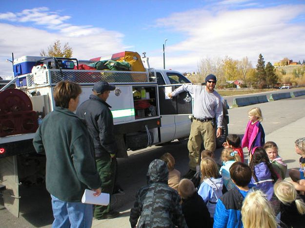 Wildfire Engine. Photo by Bridger-Teton National Forest.