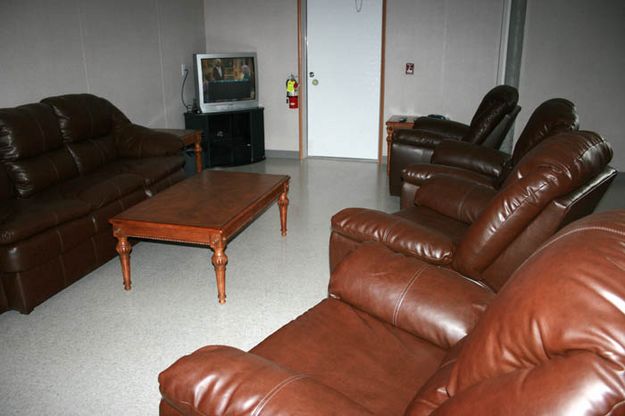 Lounge area. Photo by Dawn Ballou, Pinedale Online.