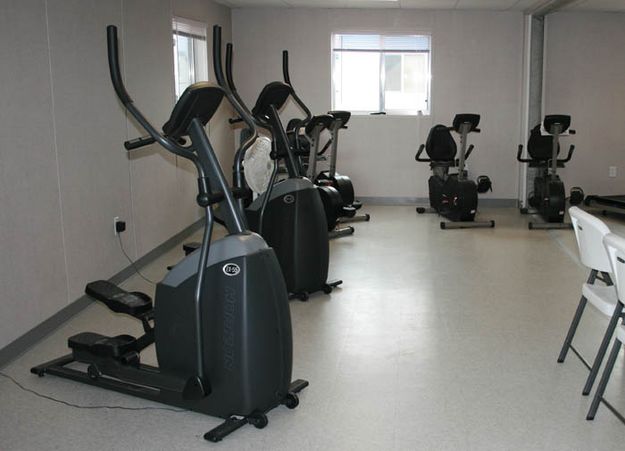 Exercise equipment. Photo by Dawn Ballou, Pinedale Online.