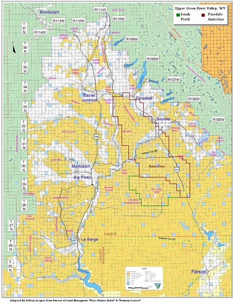 Sublette Natural Gas Fields. Photo by Sublette Community Partnership.