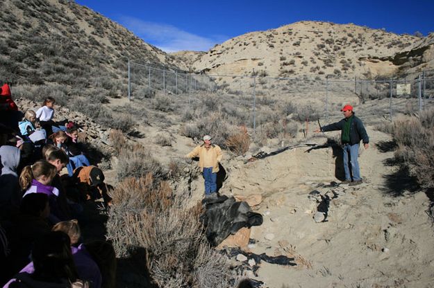 Wardell Dig Site. Photo by Dawn Ballou, Pinedale Online.