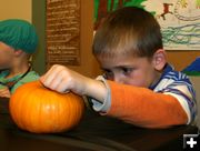 Pumpkin Decorating. Photo by Pam McCulloch.