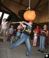 Pumpkin Pinata. Photo by Pam McCulloch.