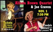 Brown Quartet-Craven concert. Photo by Pinedale Online.