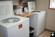 Dorm laundry room. Photo by Dawn Ballou, Pinedale Online.