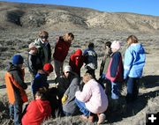 Found bones. Photo by Dawn Ballou, Pinedale Online.