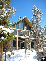 Cabins at White Pine. Photo by White Pine Ski Area.